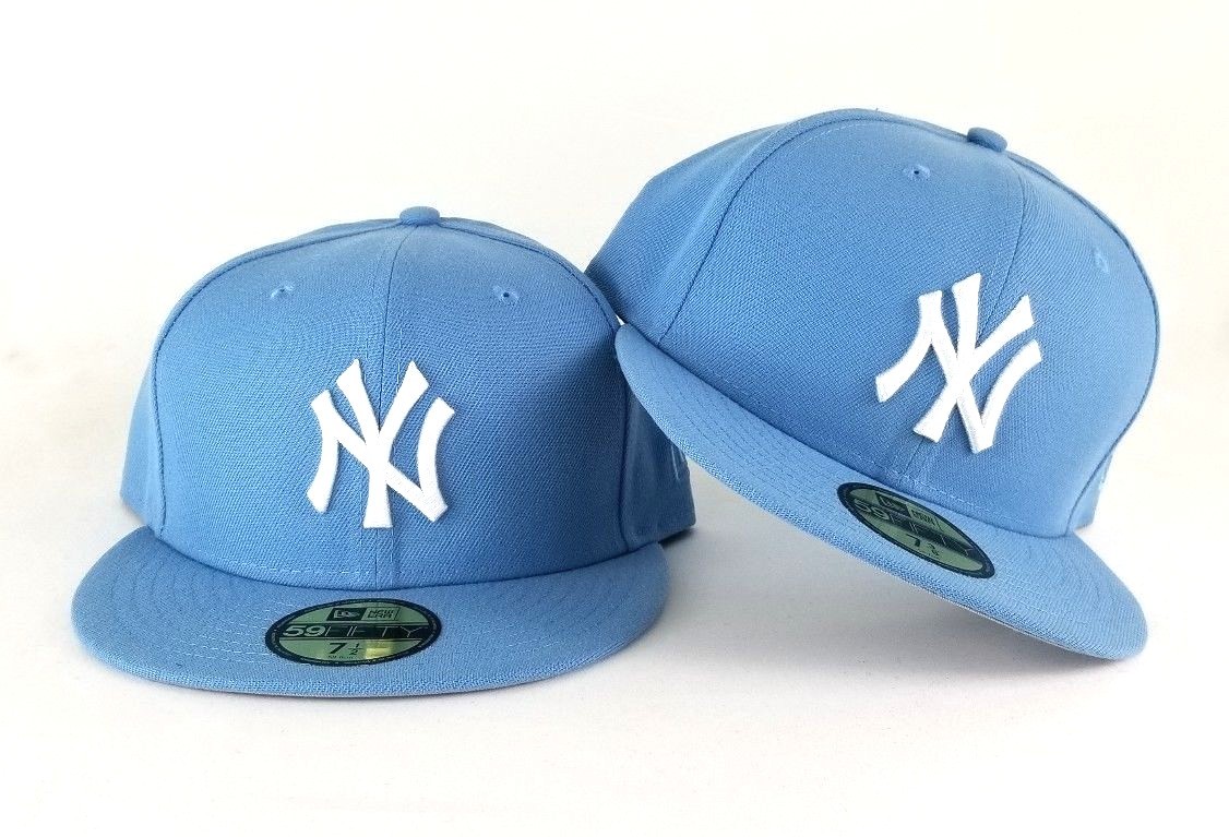 light blue yankees hat